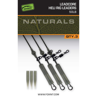 Готовые оснастки вертолет на ледкоре Fox Edges Naturals 3шт